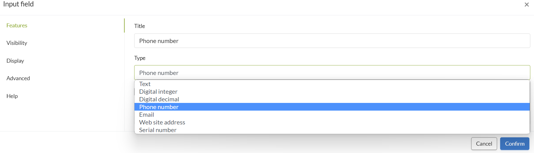 Understanding and using the Input Field
